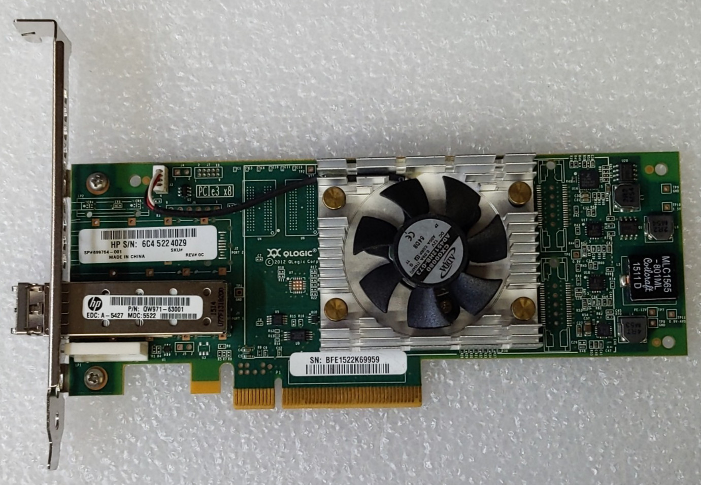 HP QLogic QLE2660 SN1000Q 16GB 1-Port PCIe FC HBA 699764-001 QW971 Open Box