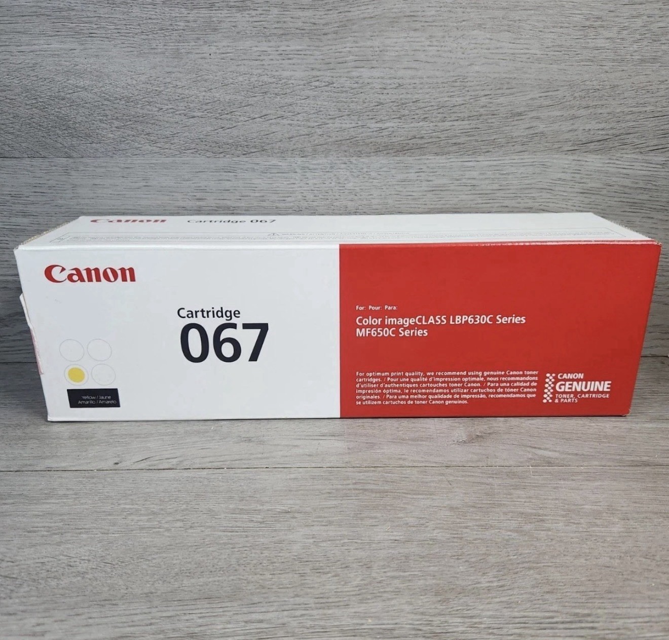 Canon 067 Yellow Toner Cartridge 5099C001AA LBP630C MF650C SEALED NEW