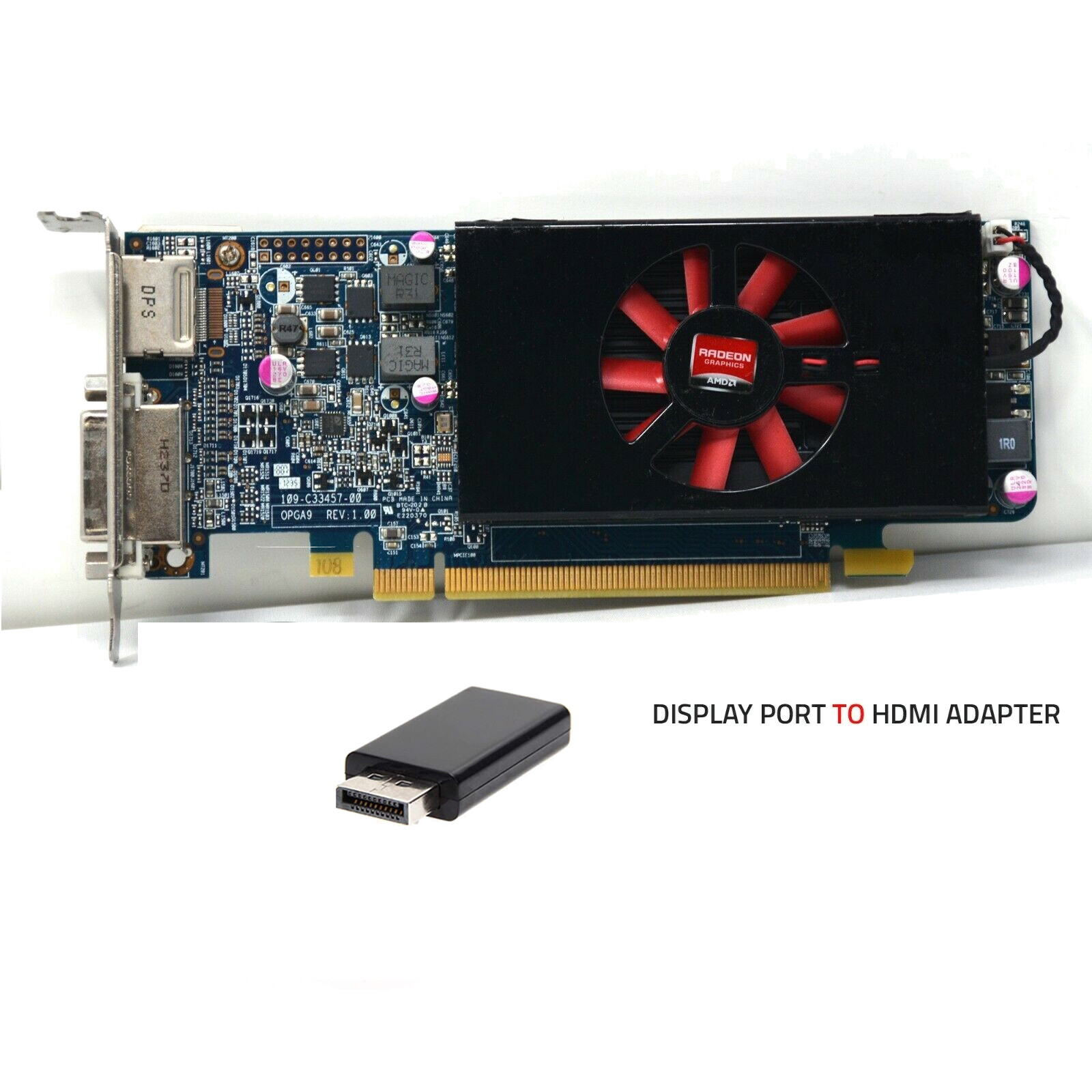 AMD Radeon HD 7570 Graphics Card 1GB GDDR3 ATI-102-C33402(B) NJ0D3 DVI DP Port