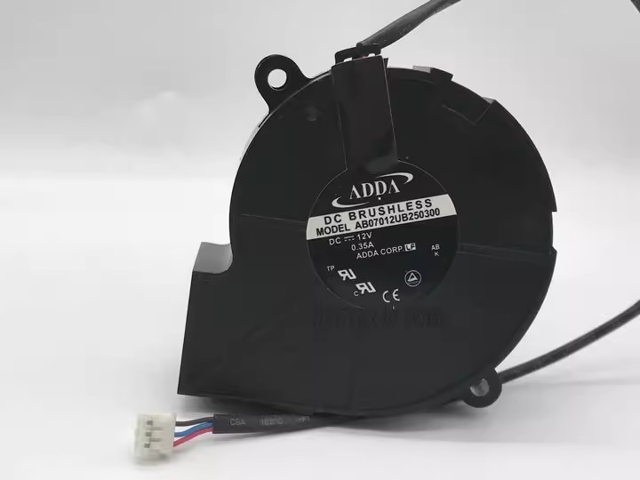 1PCS Genuine ADDA 7025 AB07012UB250300 12V 0.35A Projector Turbo Blower Fan