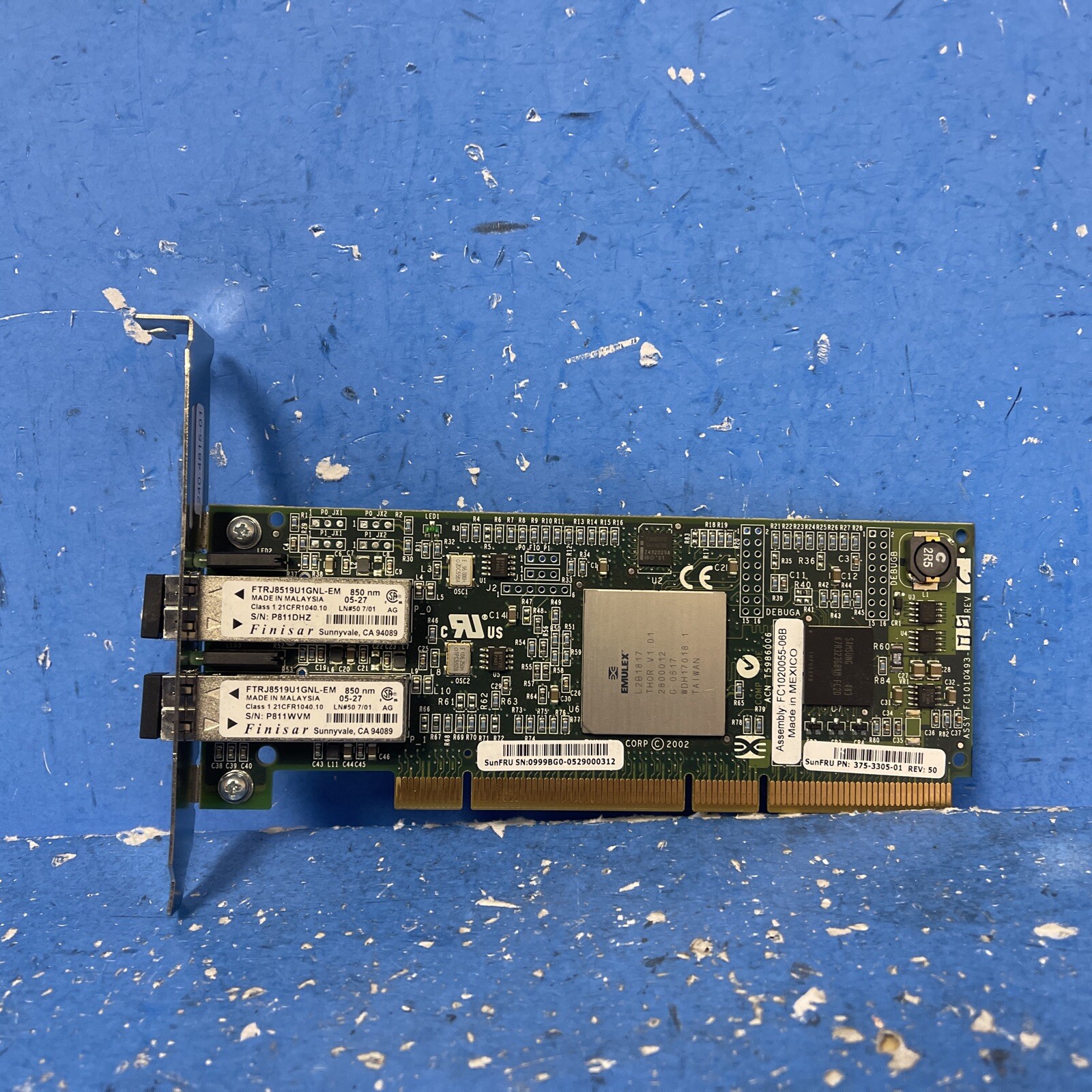 Sun 2GB PCI-X Dual Port FC HBA  375-3305-01