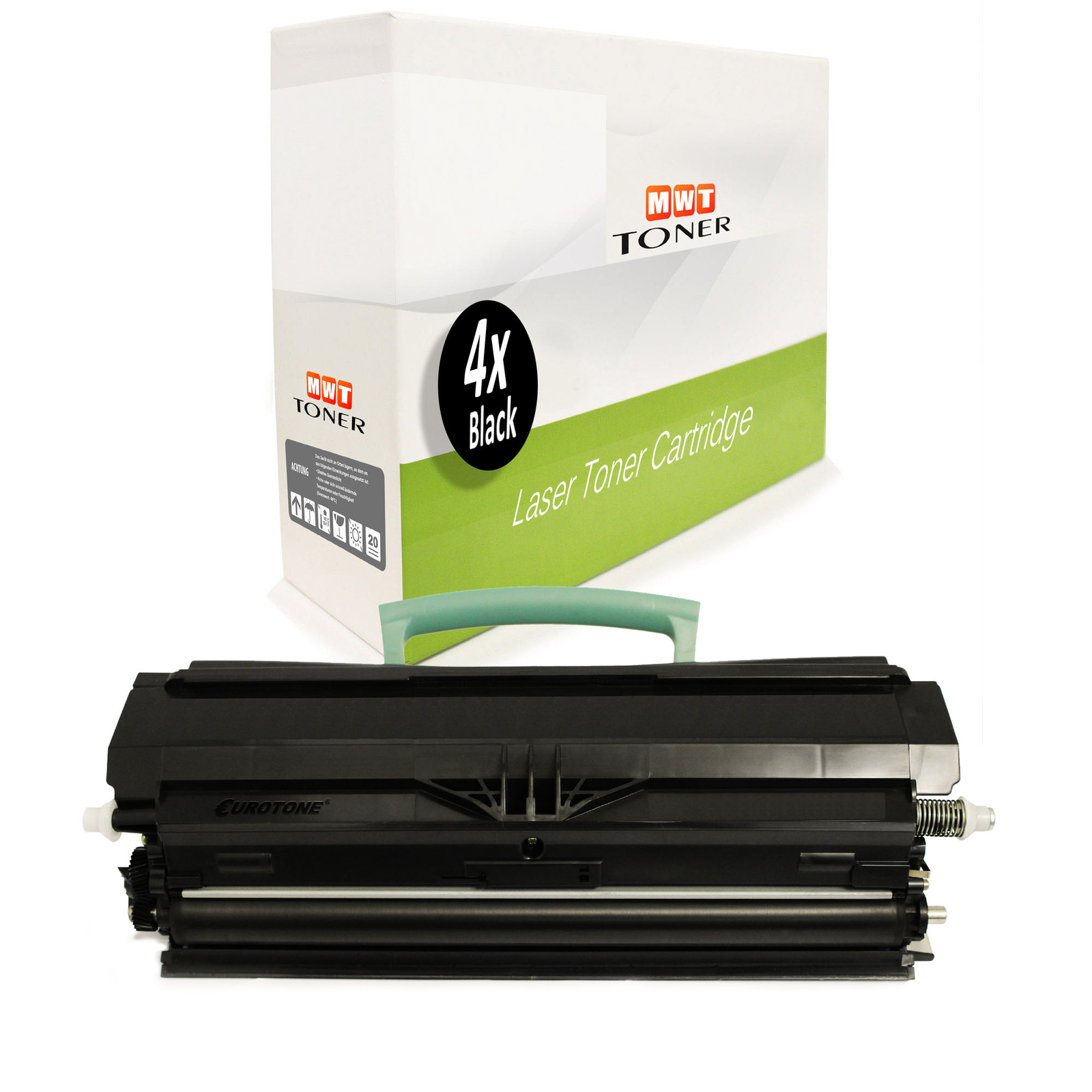 4x Cartridge Replaces Lexmark E260A11E