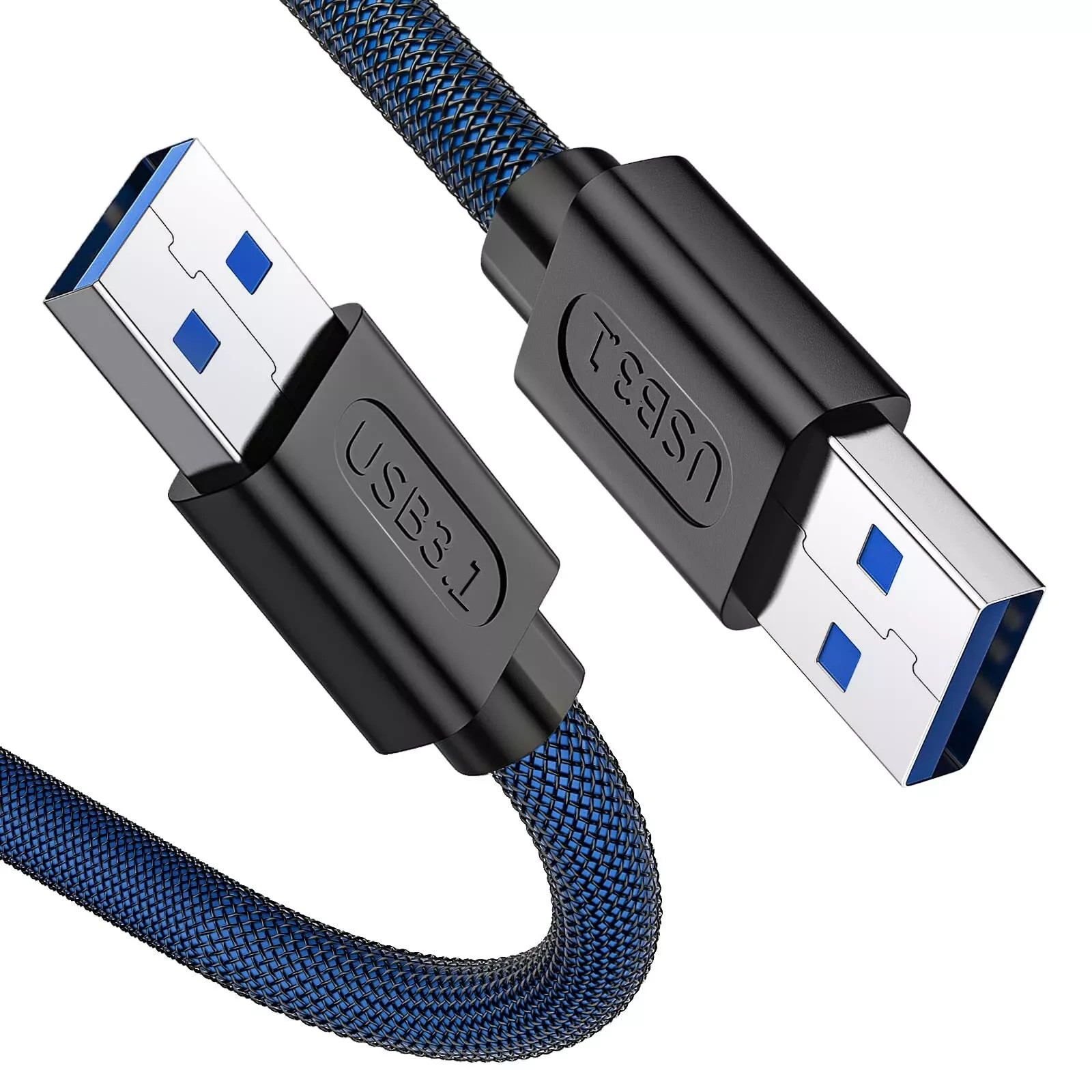 USB 3.0 A to A 3.3 FT Male to Male Cable Double End USB Cord Compatible with ...