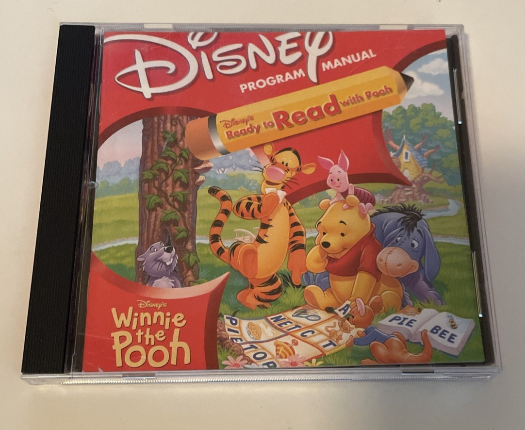 Disney Winnie the Pooh Ready to Read CD-ROM Kids Learning PC Game