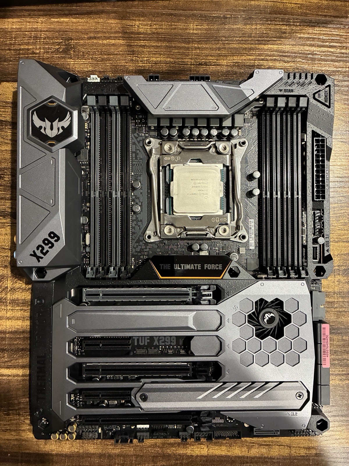 ASUS TUF X299 Mark 1 + i9-10900X + 32GB Ballistix MAX DDR4-4400