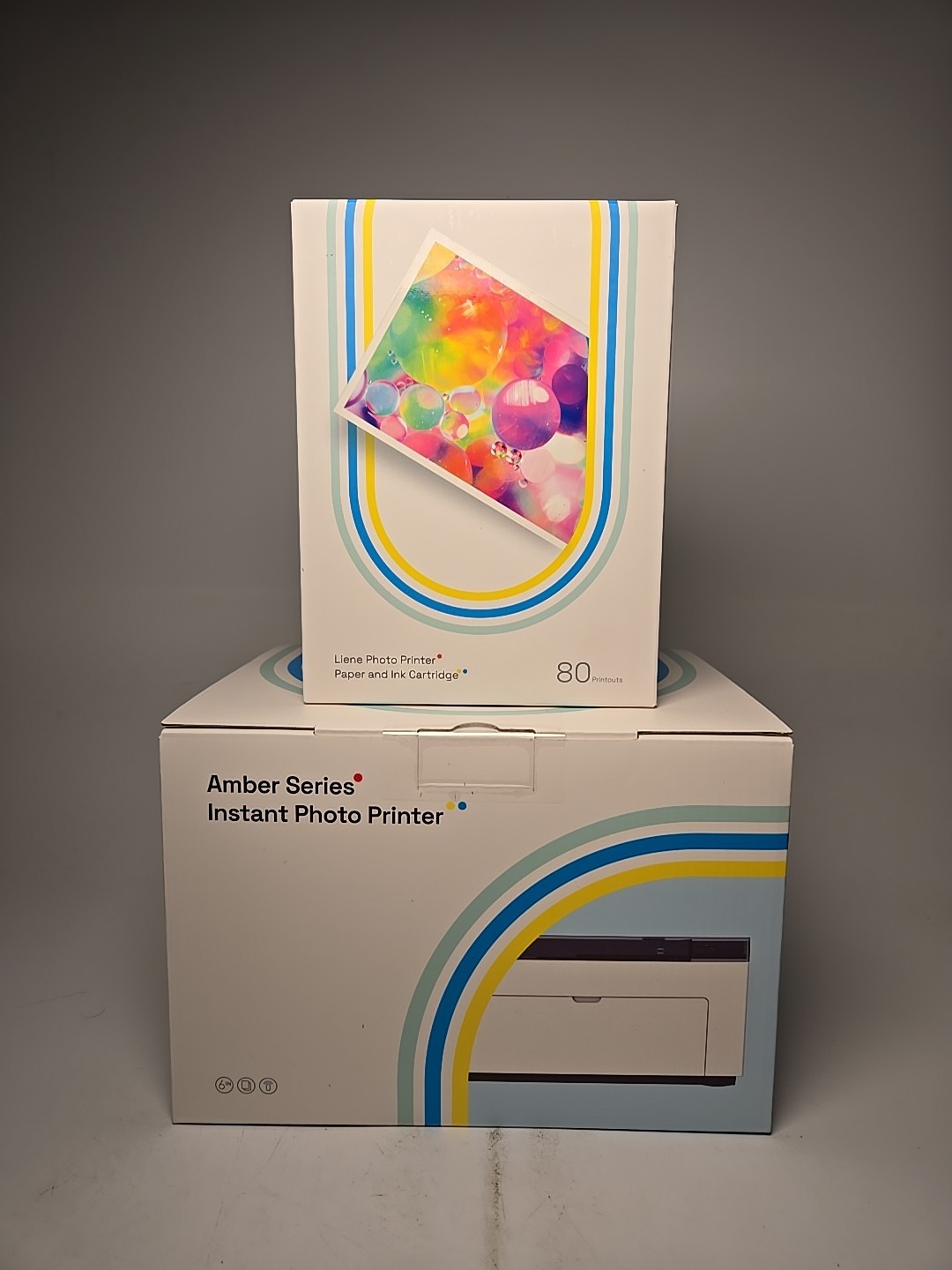 Liene Amber Series M100 Instant Photo Printer + Liene Photo Paper (4x6)