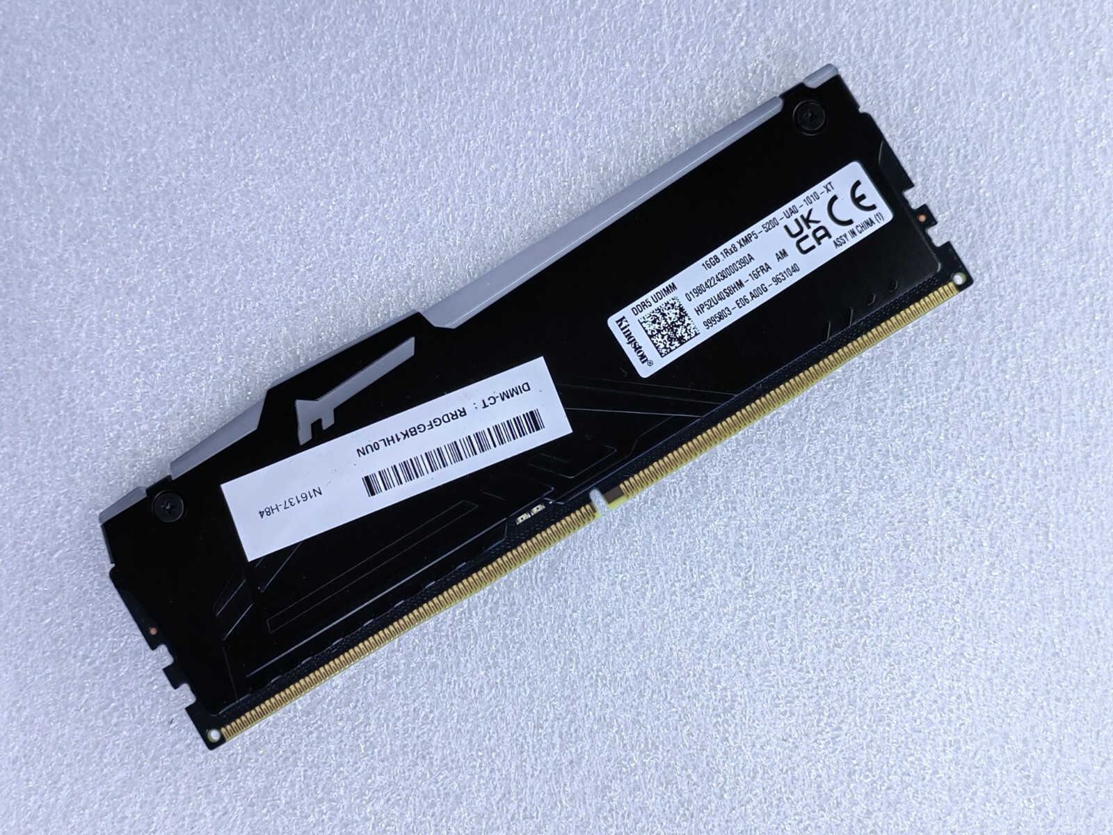 HP Kingston 16GB DDR5 5200 Desktop UDIMM RAM RGB XMP5-5200 288pin Non-ECC