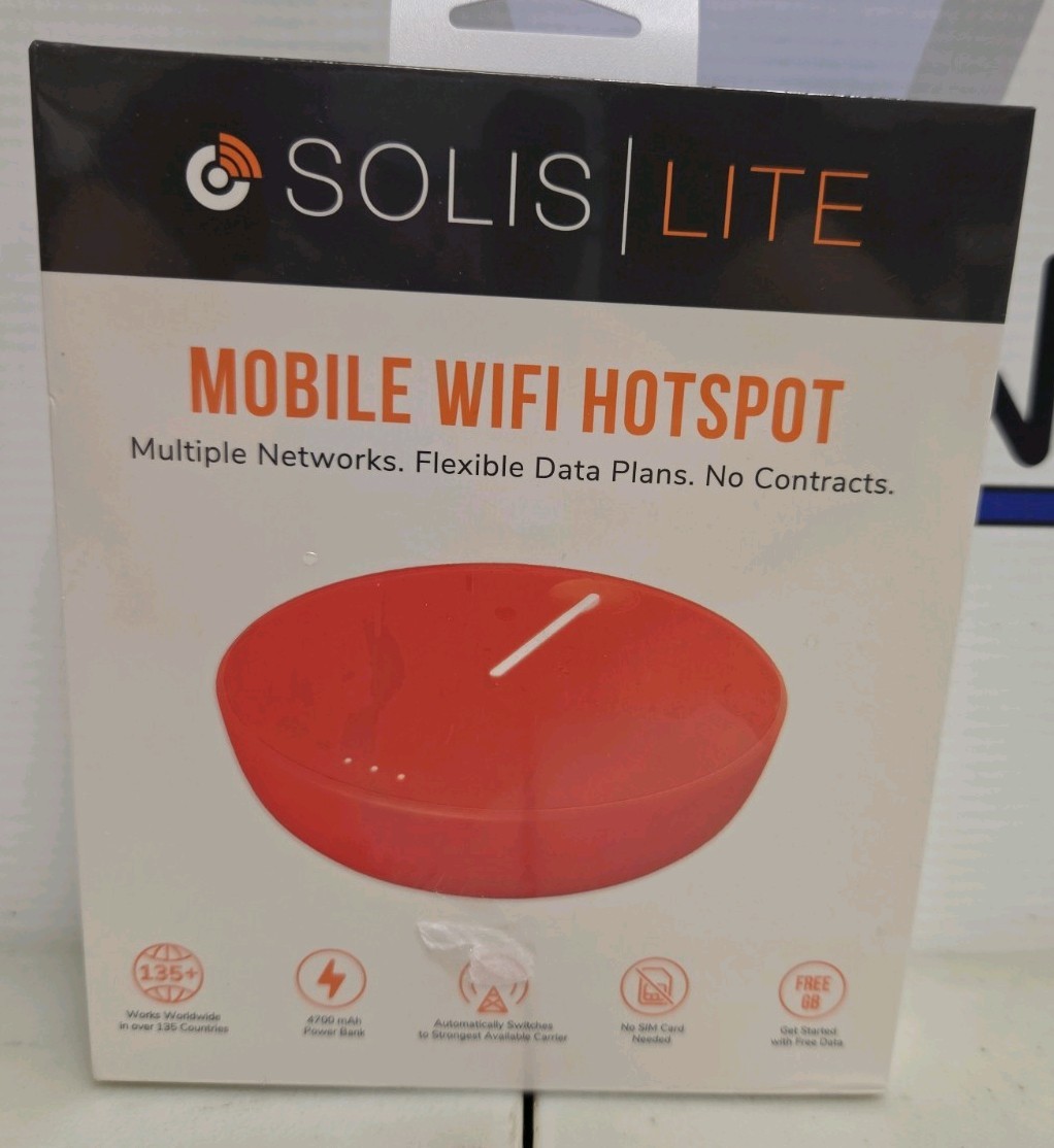 SIMO Solis Lite 4G LTE WiFi Mobile Hotspot - Brand New Factory Sealed
