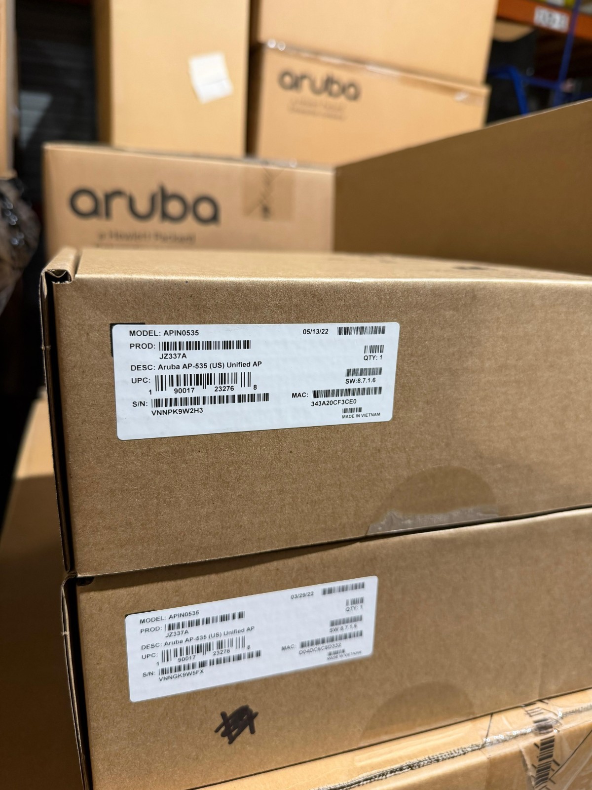 JZ357A HPE Aruba AP-555 Dual Radio 8x8:8/4x4:4 802.11ax Unified Campus AP - NEW