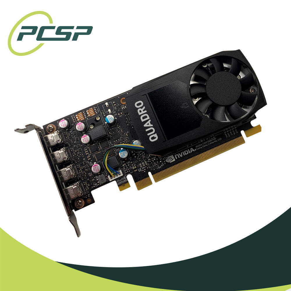 Lenovo NVIDIA Quadro P600 2GB GDDR5 4x Mini DisplayPort GPU 00FC962 Low Profile