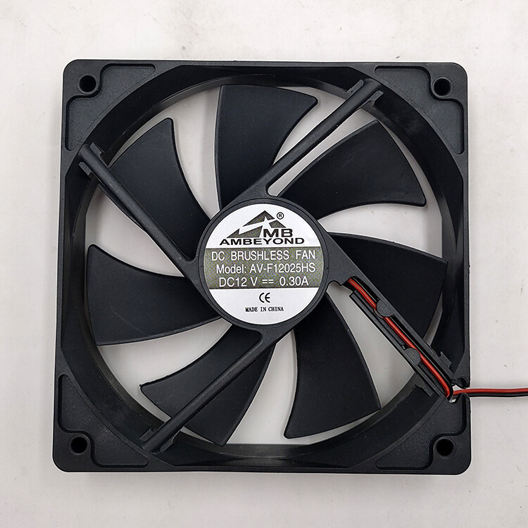 1 pcs AMBEYOND DC12V0.30A AV-F12025HS 12 cm 4-inch chassis power cooling fan