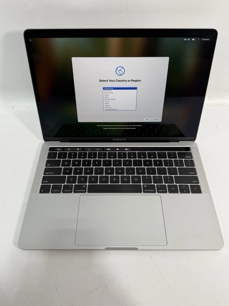 Apple MacBook Pro A1989  Intel Core i5-8279U@2.40GHz16GB ram 256gb SSD)  .