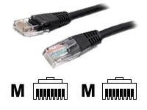 StarTech M45PATCH3BK 3ft Cat5e UTP Patch Cable RJ-45 Black