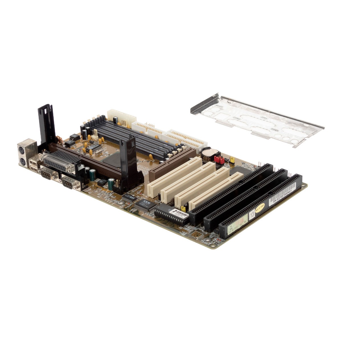 Motherboard SHUTTLE HOT-637 Ver 1.x 637V11 SLOT 1 SDRAM AGP PCI ISA ATX