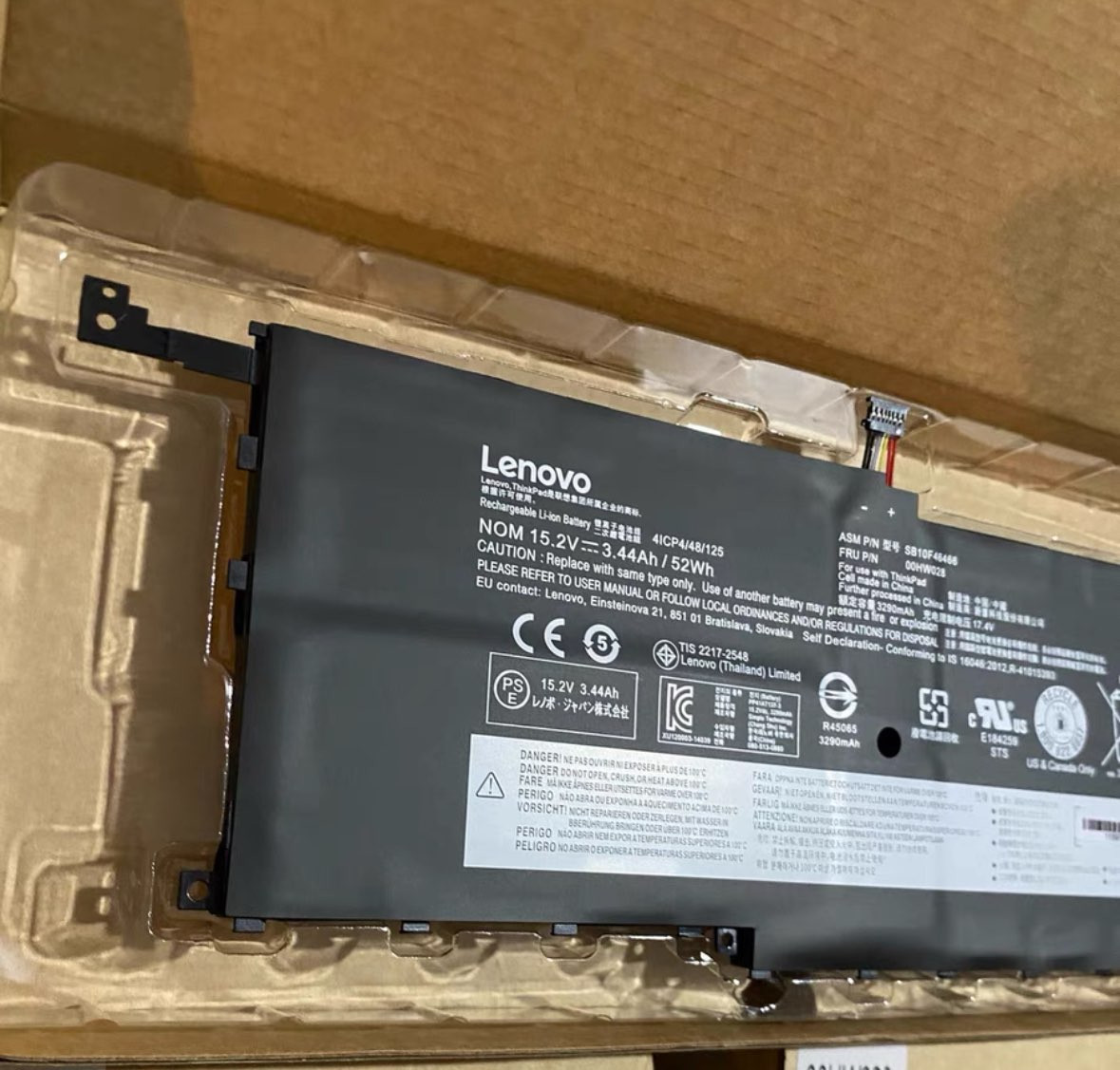 OEM NEW 00HW028 00HW029 Battery For Lenovo ThinkPad X1 Carbon 4th Gen X1 Yoga