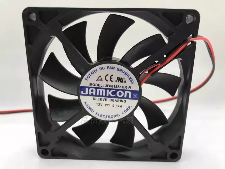 1PCS JAMICON Kaimei 8015 JF0815S1UR-R DC12V 0.34A 8CM UPS Cooling Fan