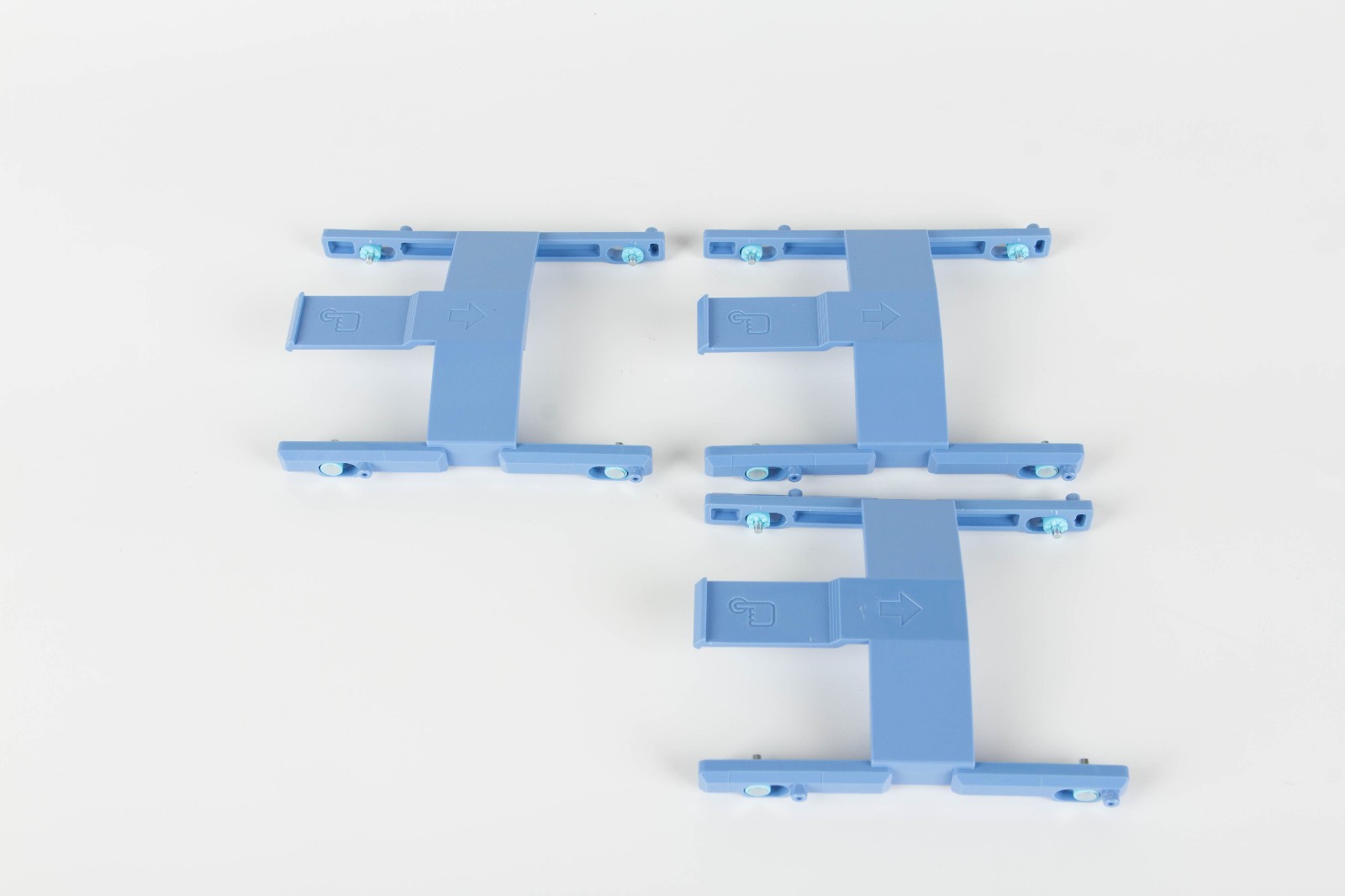 Lof of 3 Dell AIO Hard Drive Caddy Tray 2.5" 7460 7440 7450 0JYJD H96G8 BLUE
