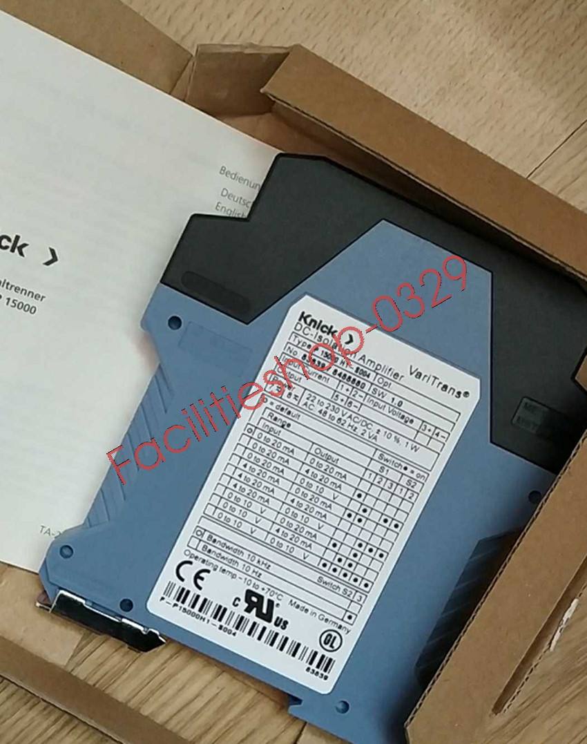 1pcs KNICK VariTrans DC Isolation Amplifier P15000H1-S004 DHL/FedEx