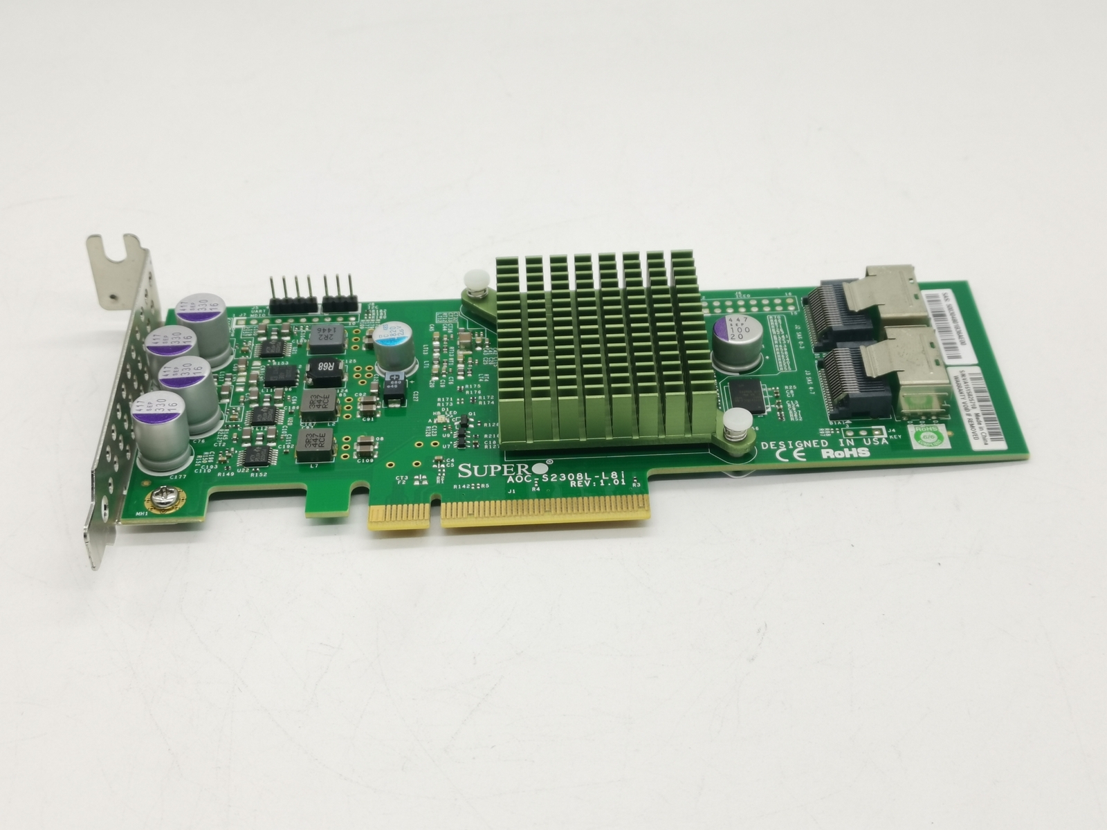 Supermicro AOC-S2308L-L8i 6Gbps SAS HBA FW: LSI 9207-8I P20 IT Mode FreeNAS