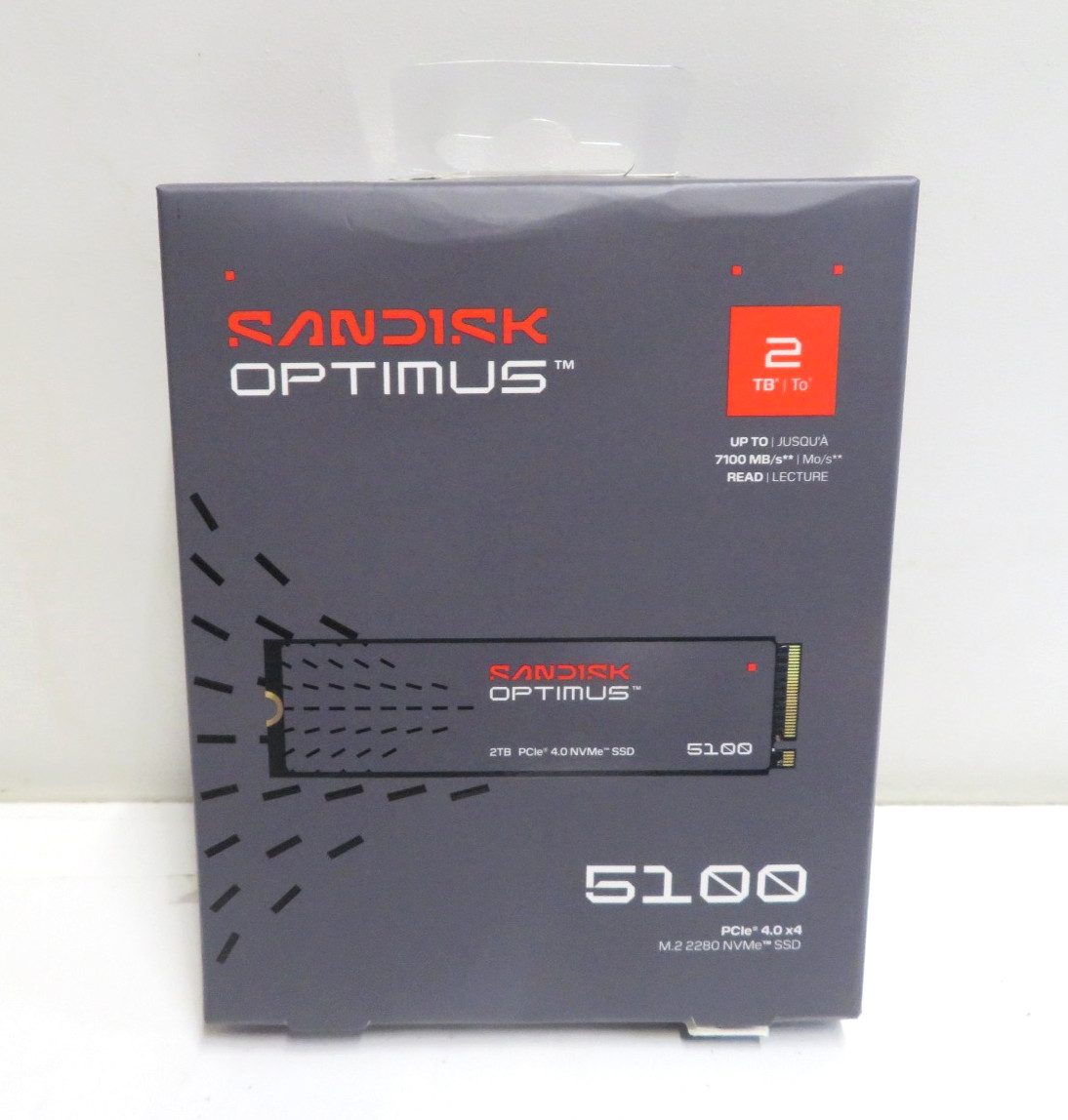 SanDisk Optimus 5100 2TB M.2 2280 NVMe PCIe 4.0 x4 SSD - BRAND NEW SEALED