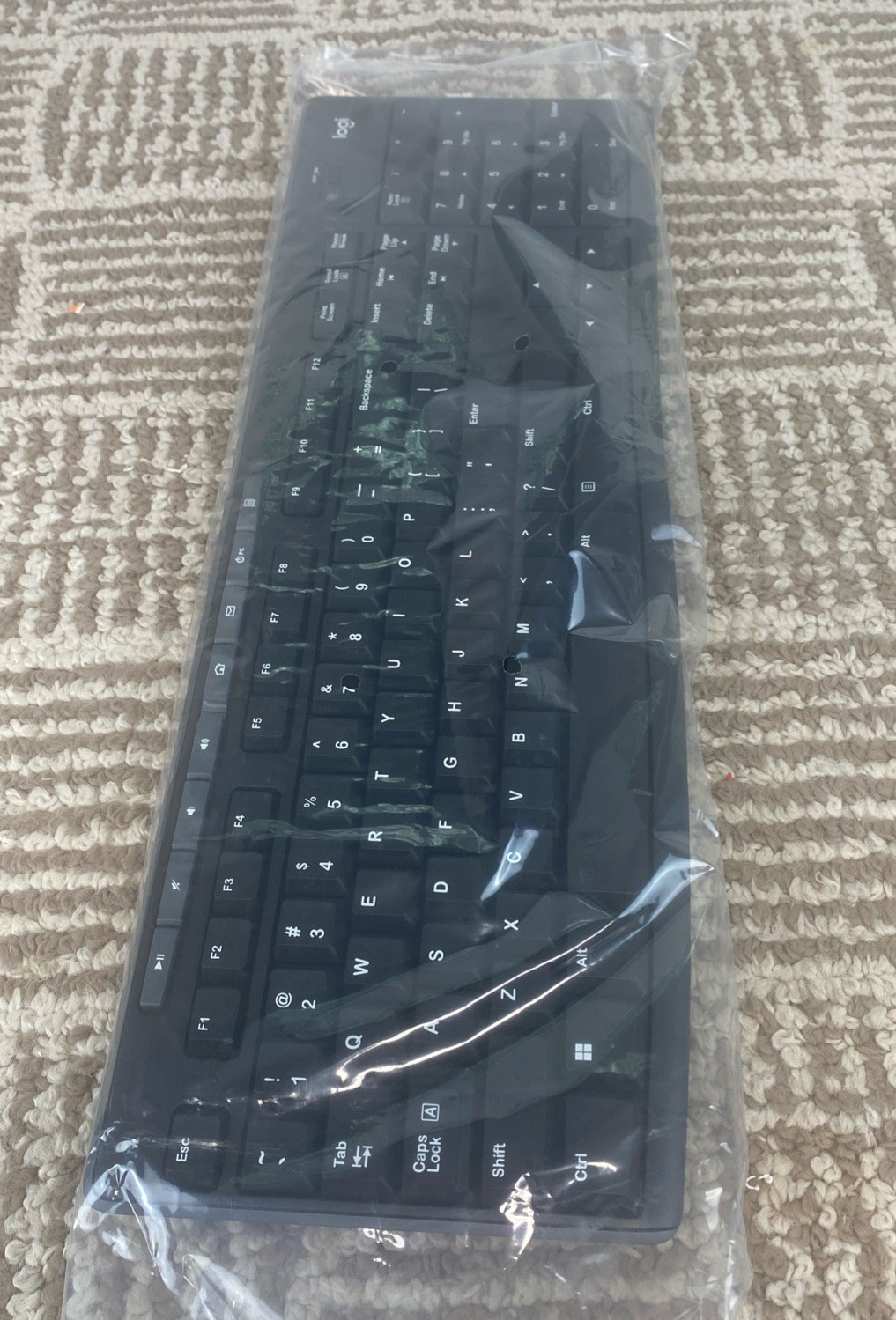 Logitech MK270 Wireless Keyboard Full Size Black USB 920-008971 Keyboard Only