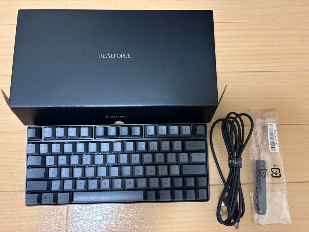 REALFORCE RC1 C1HK11 US Layout 45g Black Capacitive Silent Bluetooth USB