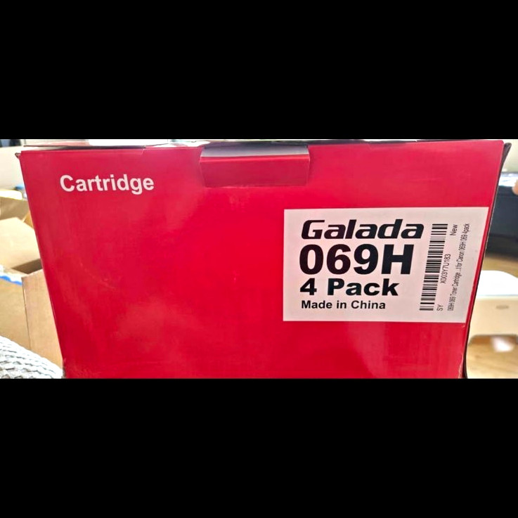 Galada 069H Compatible 4-Pack Laser Toner Cartridges Multicolor for Canon