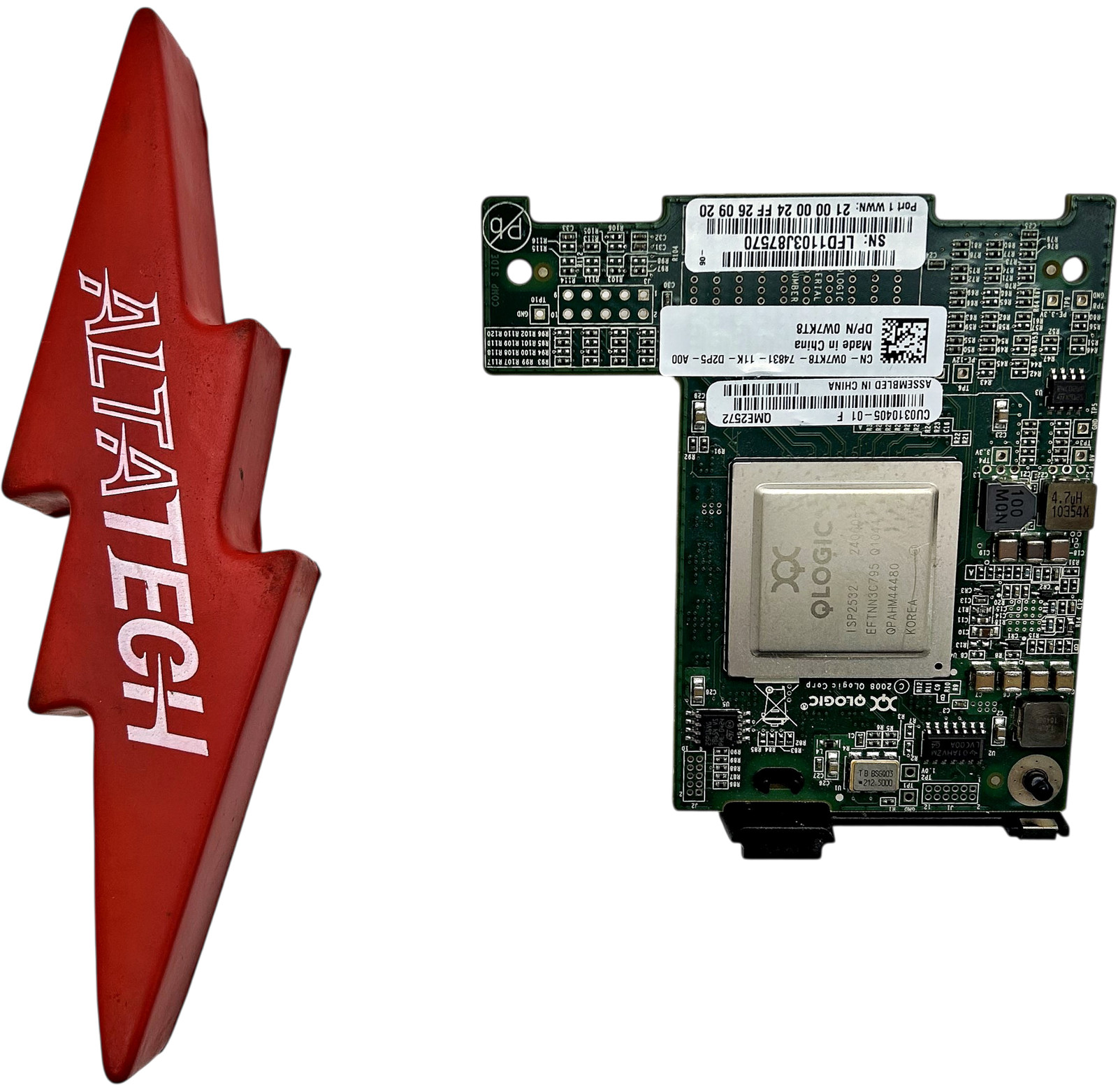 Dell 0W7KT8 QLogic QME2572 8G Mezzanine Card HBA doe M Series Blade Servers