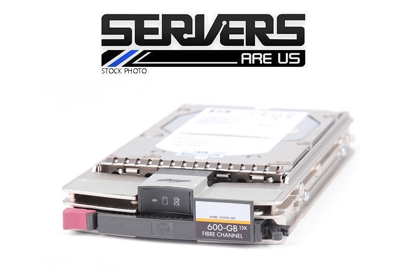 HP 600GB 3.5" Hard Drive AP751A 15K FC EVA M6412A  AP751B 531995-001 BF600DAJZT