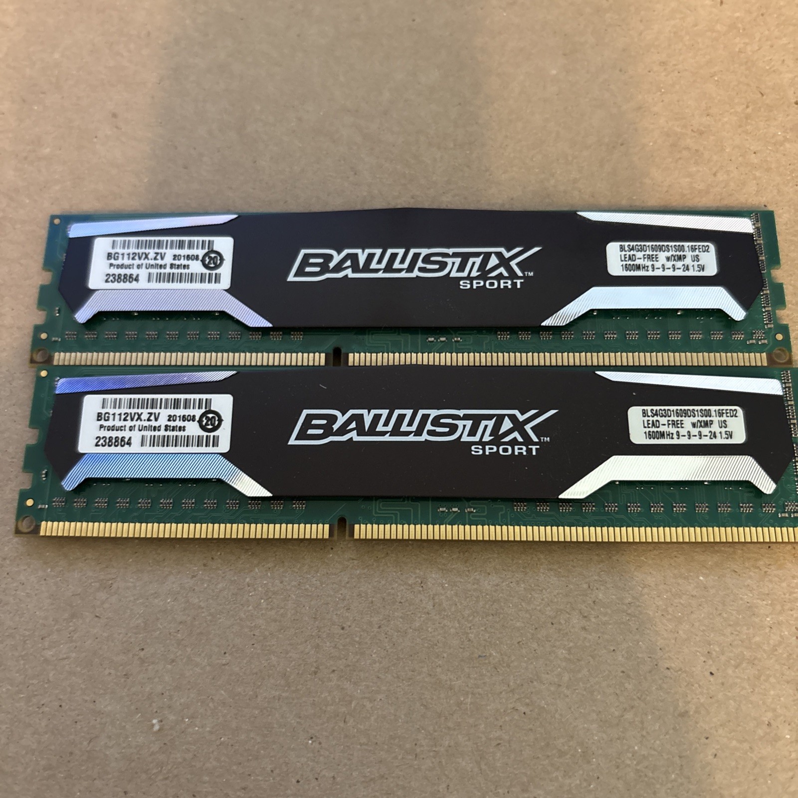 Crucial Ballistix Sport 8GB 2x4GB DDR3 1333MHz PC3-10600 RAM BLS4G3D1339DS1S00