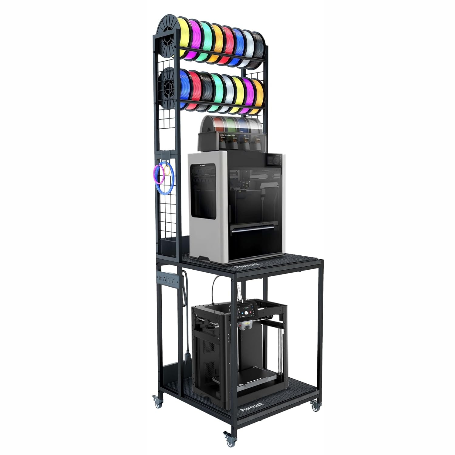 3D Printer Stand with Power Hub