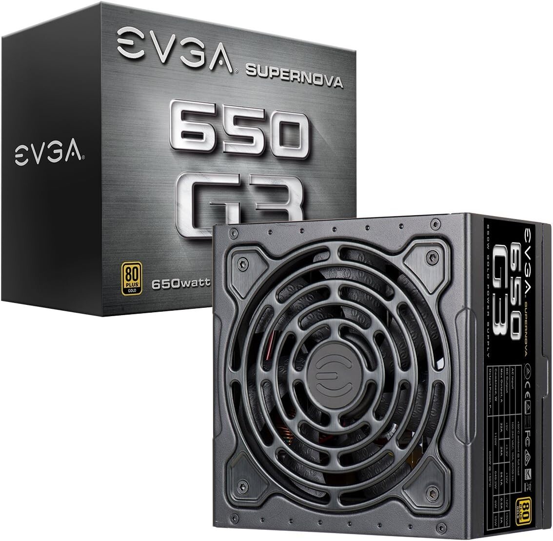 EVGA 220-G3-0650-Y1 Gold Power Supply