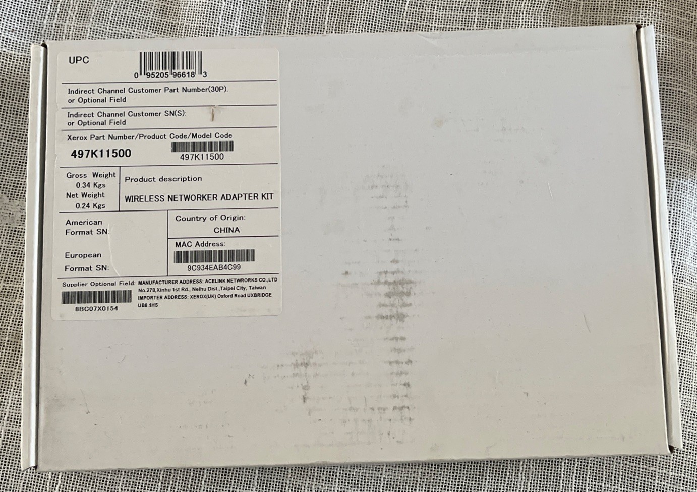 Xerox 497K11500 Wireless Print Kit for AltaLink C8045 B8045 7845, Sold per Piece