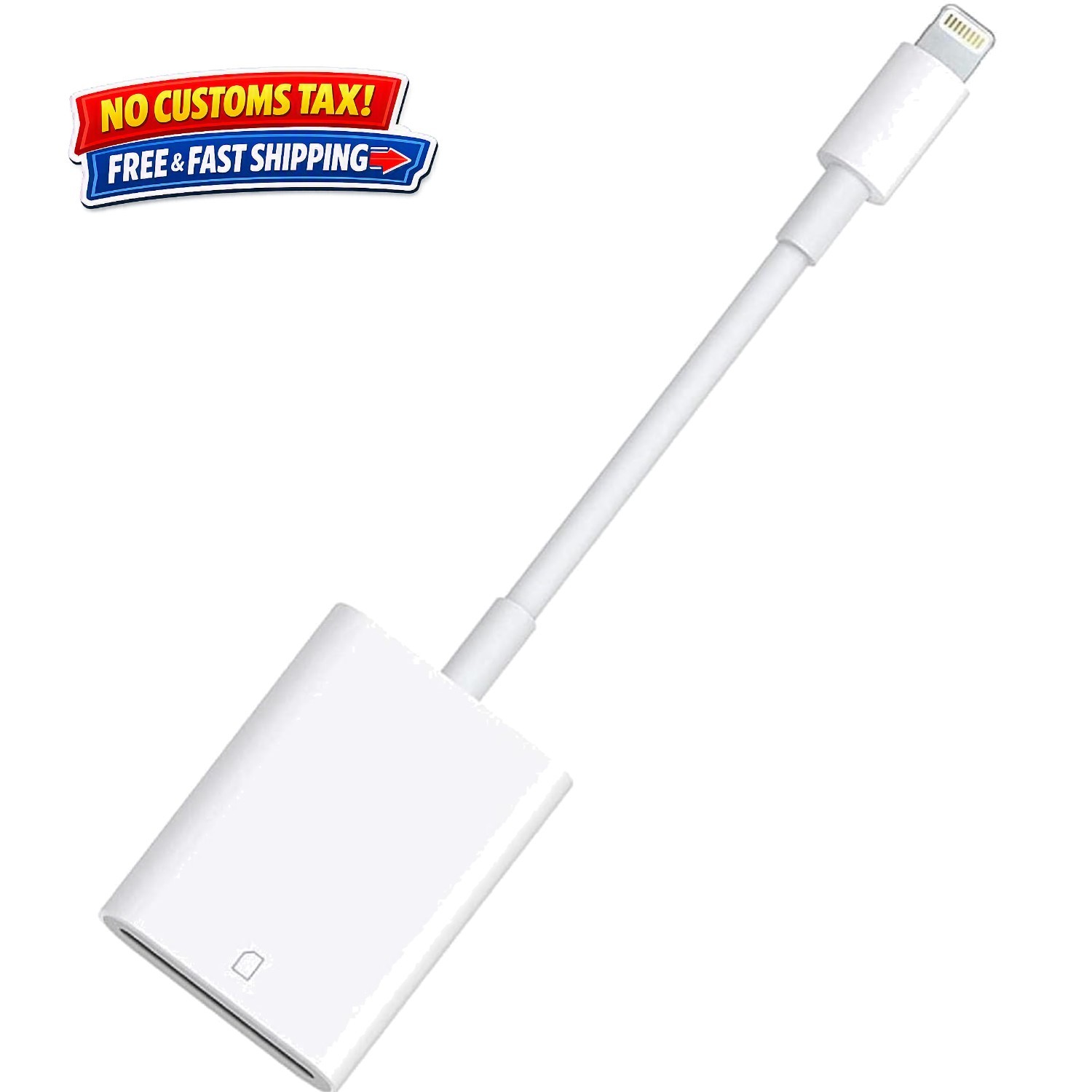 Apple Mfi Certified Lightning to SD Card Camera Reader for Iphone Ipad,  Memory
