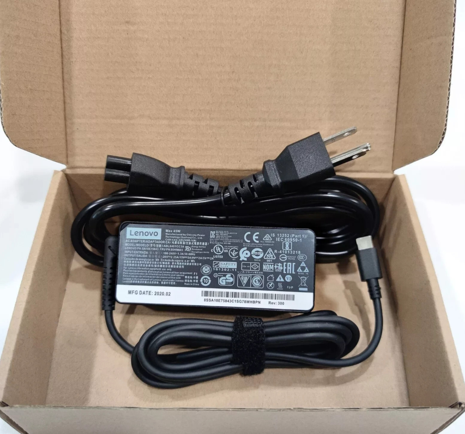 New Genuine 45W USB-C Charger For Lenovo ThinkPad X1 Yoga 2nd/ 3rd/ 4th/ 5th Gen