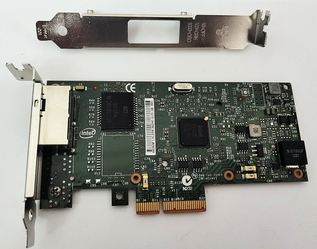 Genuine Intel I350-T2 I350AM2 I350T2V2BLK Dual Port 1Gbs Network Adapter