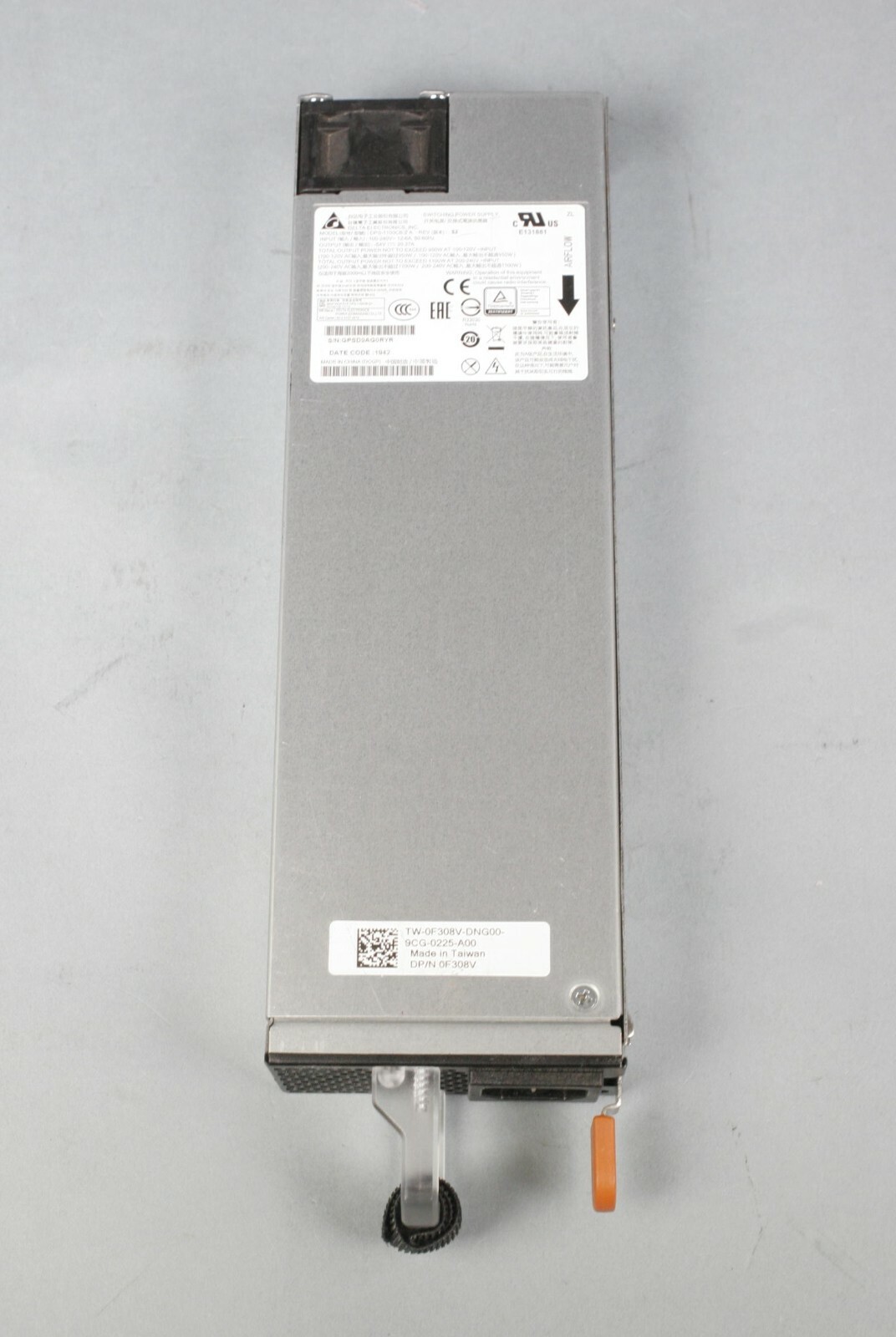 Dell FRNJJ Networking S3124P S3148P PoE 1100 watt Power Supply