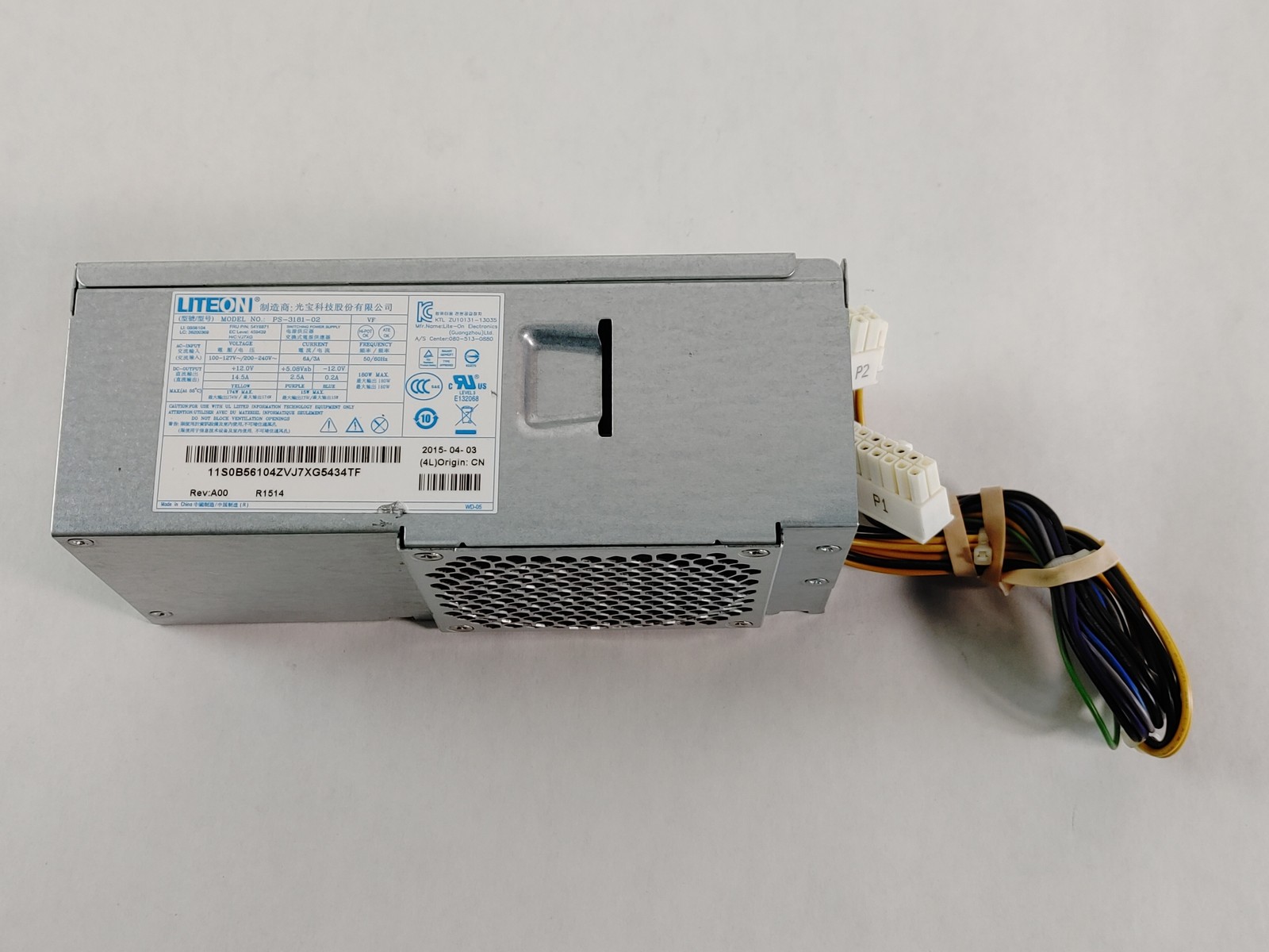 Lot of 10 Lenovo ThinkCentre M79 SFF 14 Pin 180 W Desktop Power Supply 54Y8871