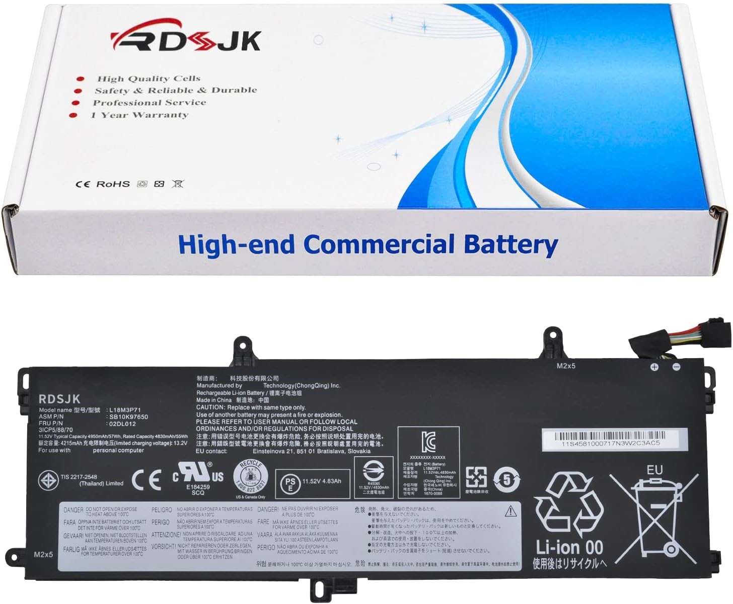 L18M3P71 L18L3P71 L18S3P71 L20D3P71 Laptop Battery for Lenovo ThinkPad T590