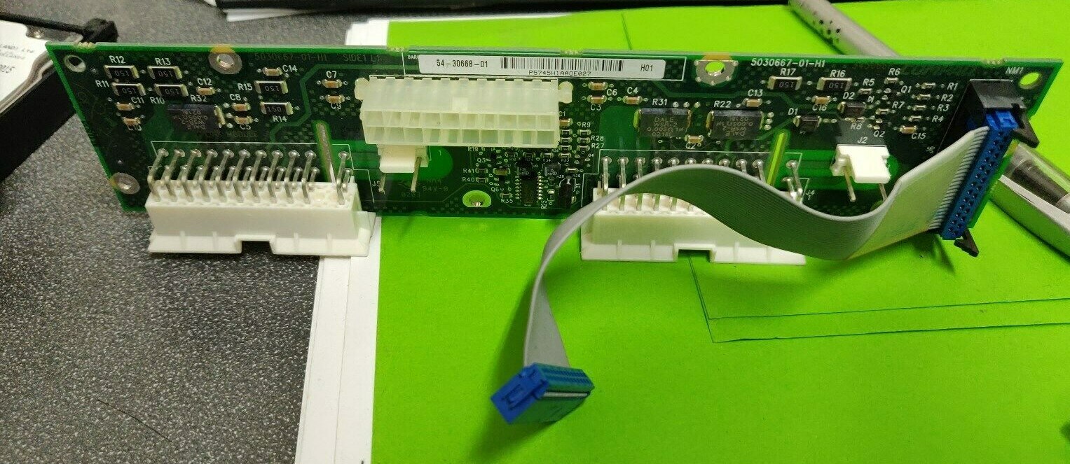 HP 54-30668-01 STORAGEWORKS HSV100 POWER SUPPLY BACKPLANE w/17-05152-02 Cable