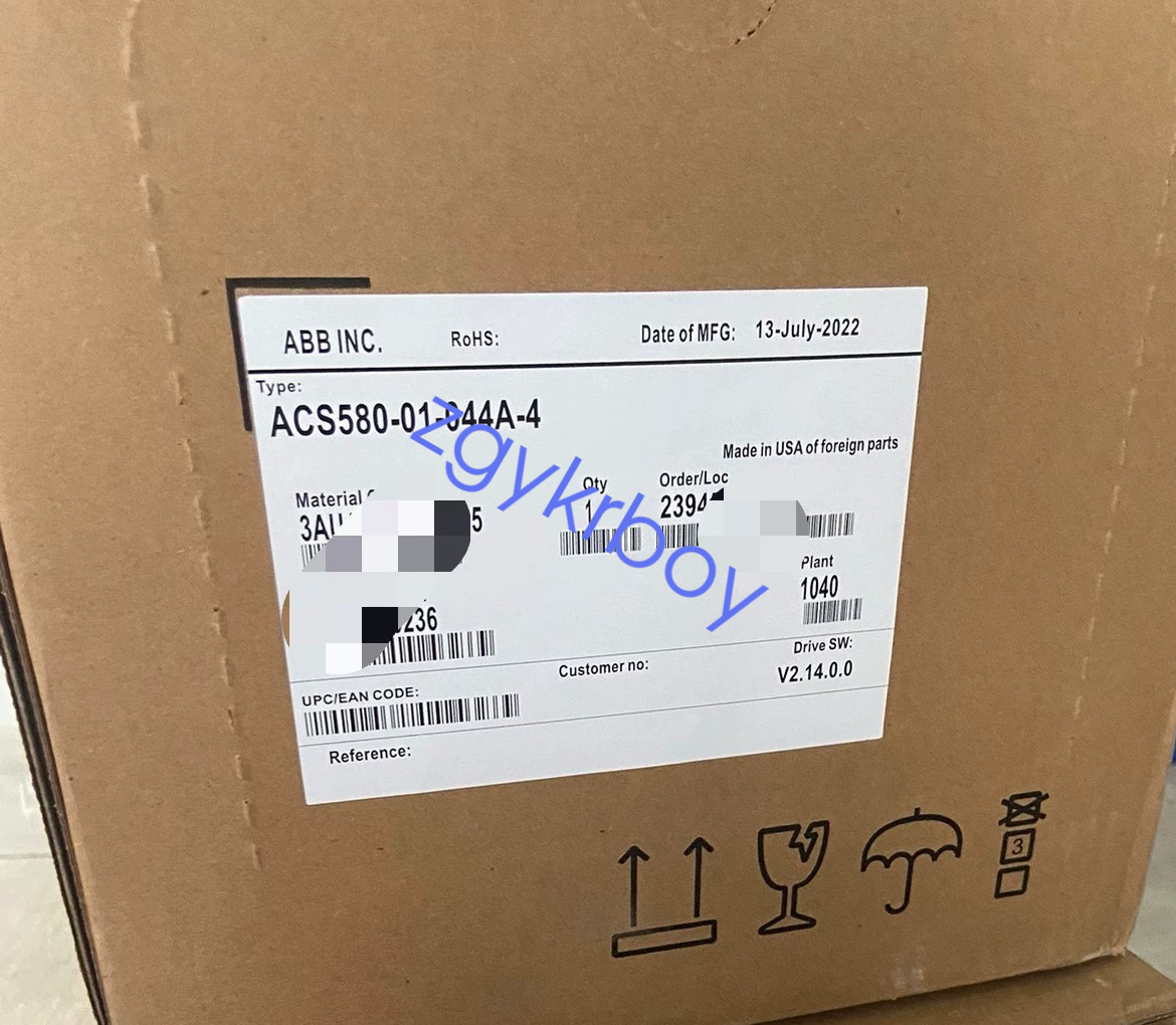 ACS580-01-044A-4 1 PC Brand New ABB ACS580-01-044A-4