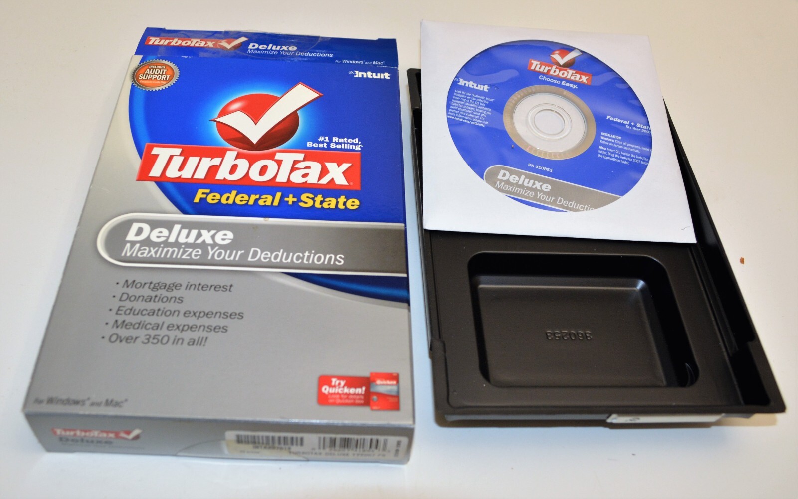 Intuit TurboTax Deluxe, Premier, Home & Business, different years, choose yours