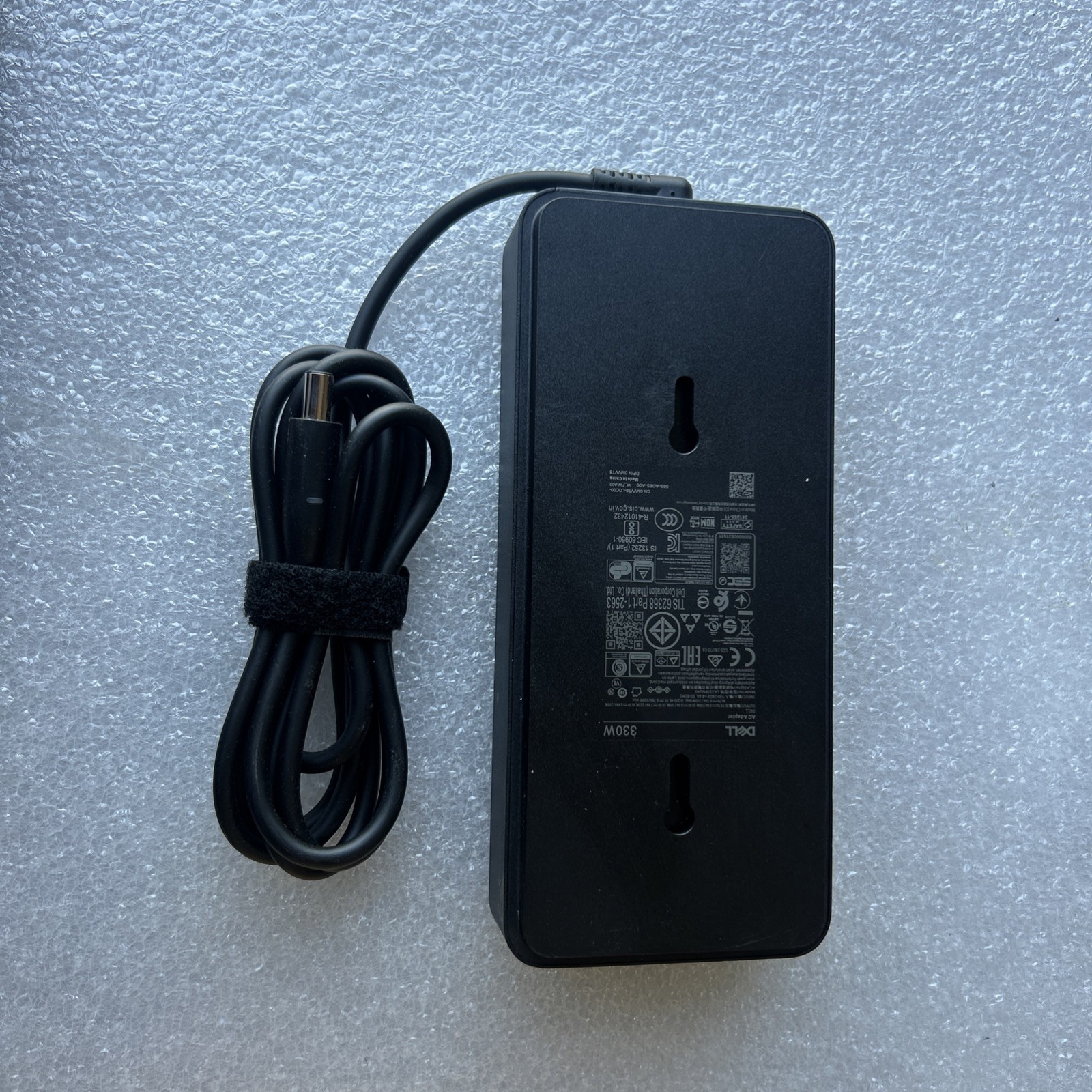 Genuine Dell 330W AC Adapter Power Supply 19.5V DA330PM240 with Power Cable.