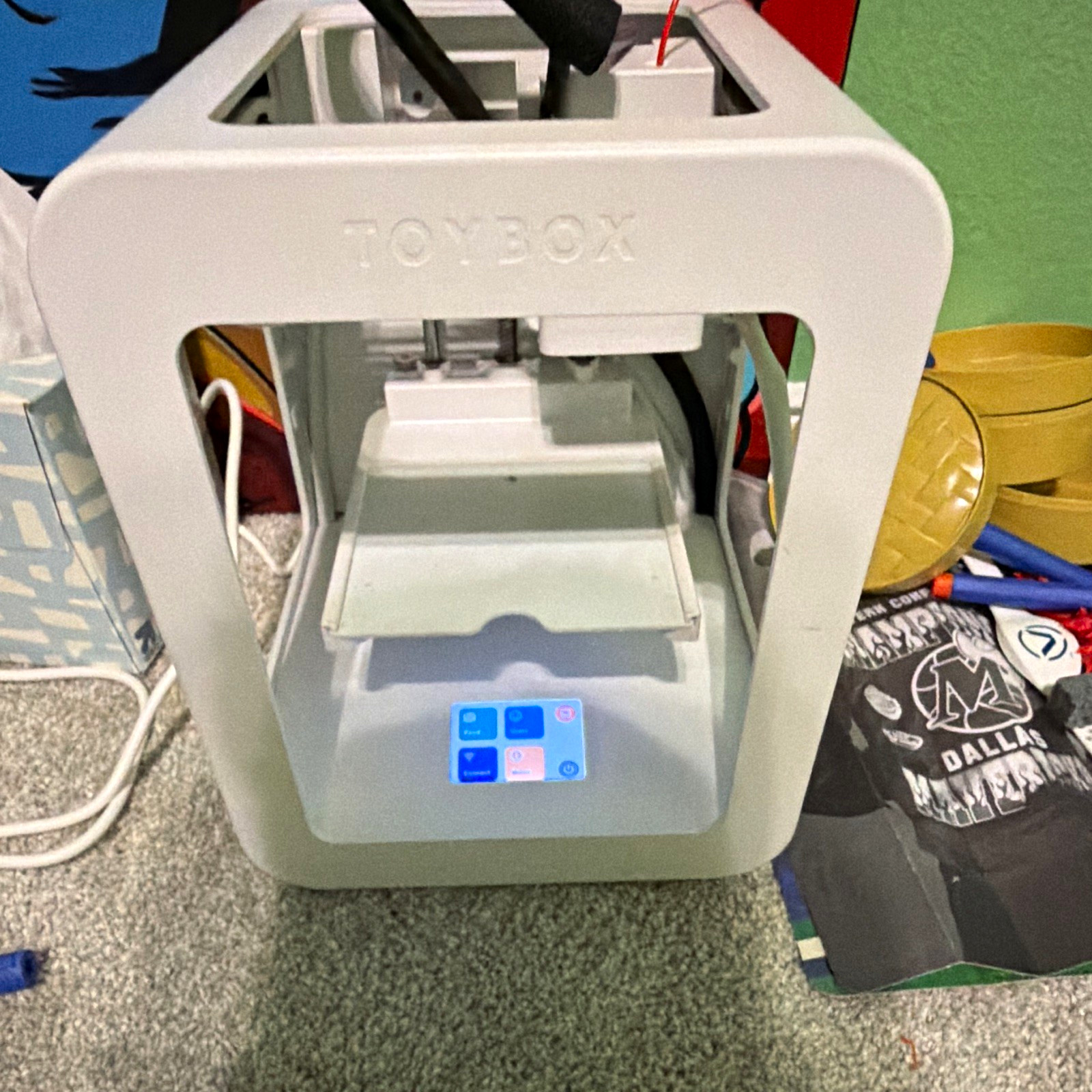 3-D printer combo with the printer filamentS included