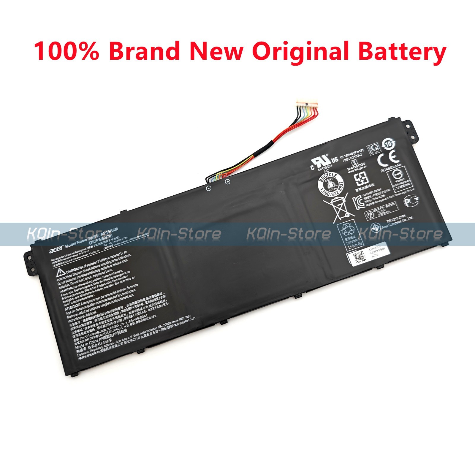 New Original AP19B8M Battery for Acer TravelMate P4 TMP414-51 Swift 3 SF314-59