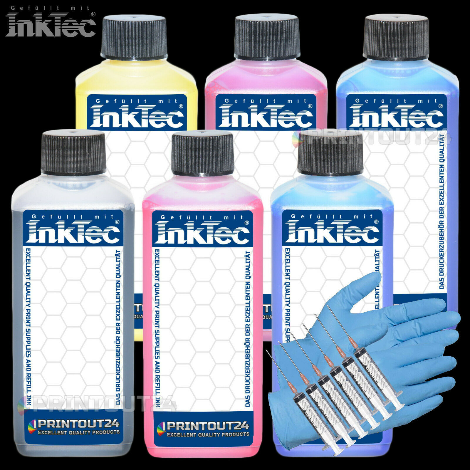 6X 500ML InkTec® Sublimation Ink Refill For Mutoh ValueJet 1638X 2606 2638