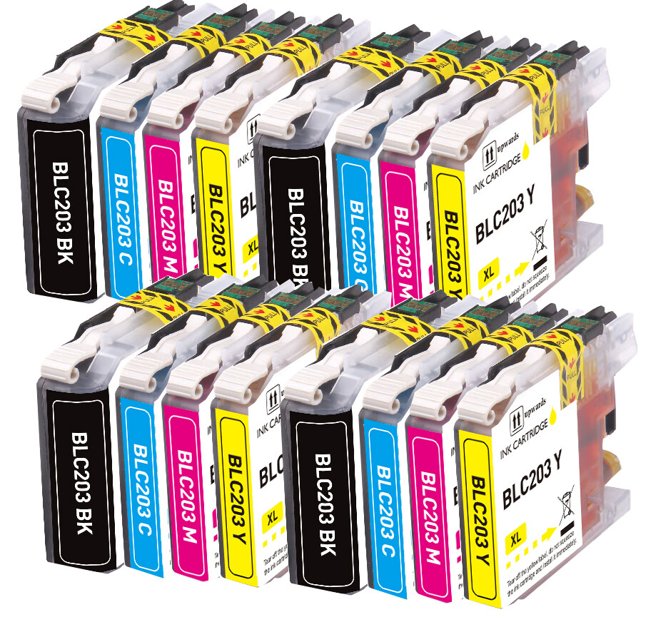 16Pk Printer Ink Compatible with Brother LC203 MFC-J680DW MFC-J880DW MFC-J4320DW