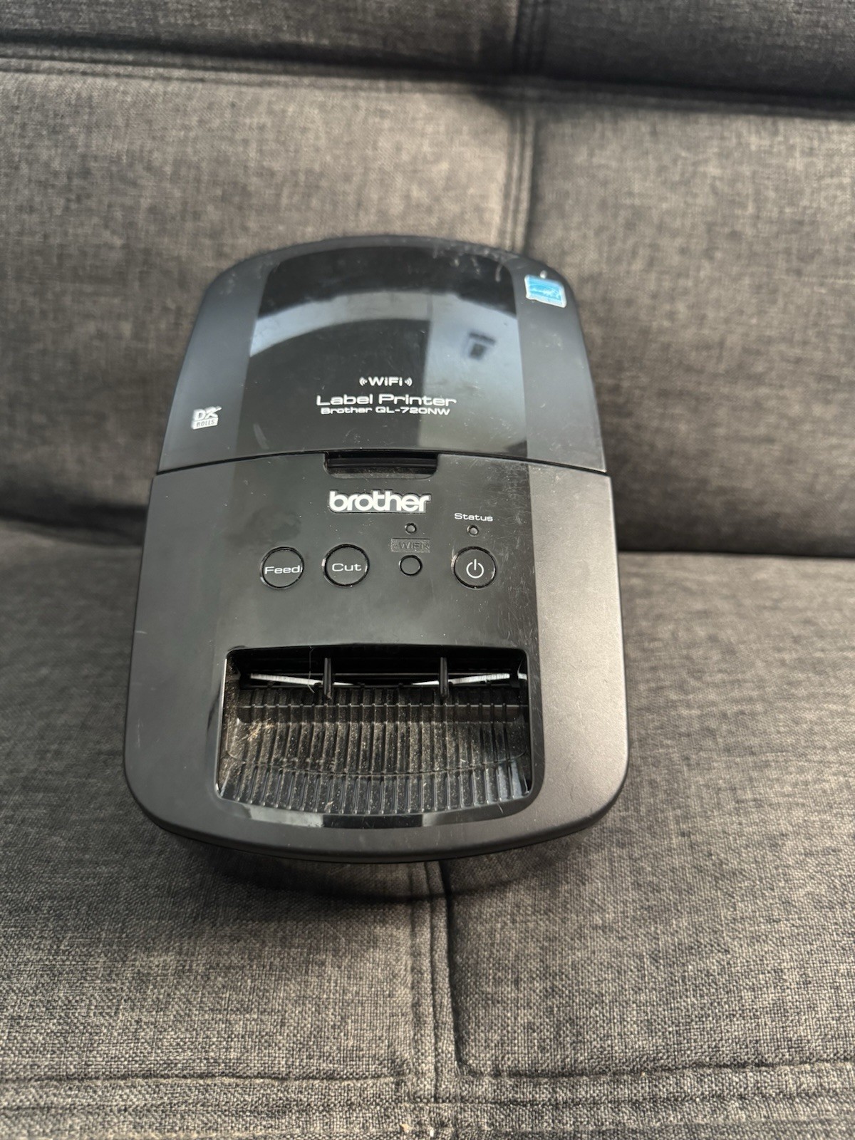 Genuine Brother Thermal Label Printer QL-720NW 62mm Black No Cords Read