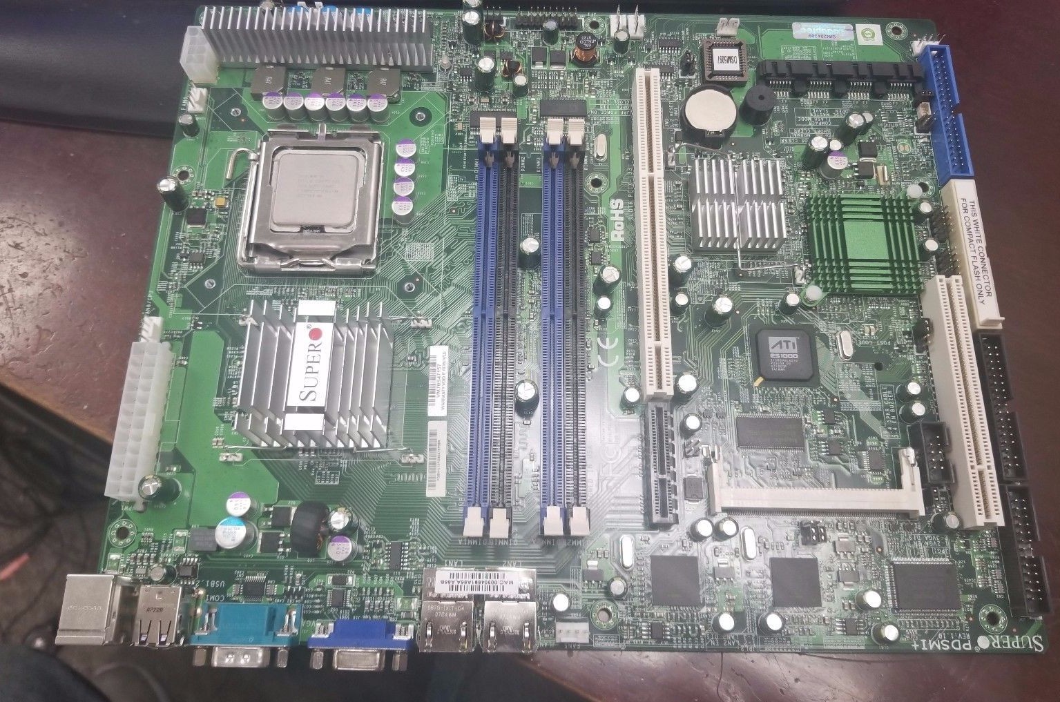 SuperMicro PDSMI LGA 775 Motherboard Intel Core 2 6420 2.13GHz