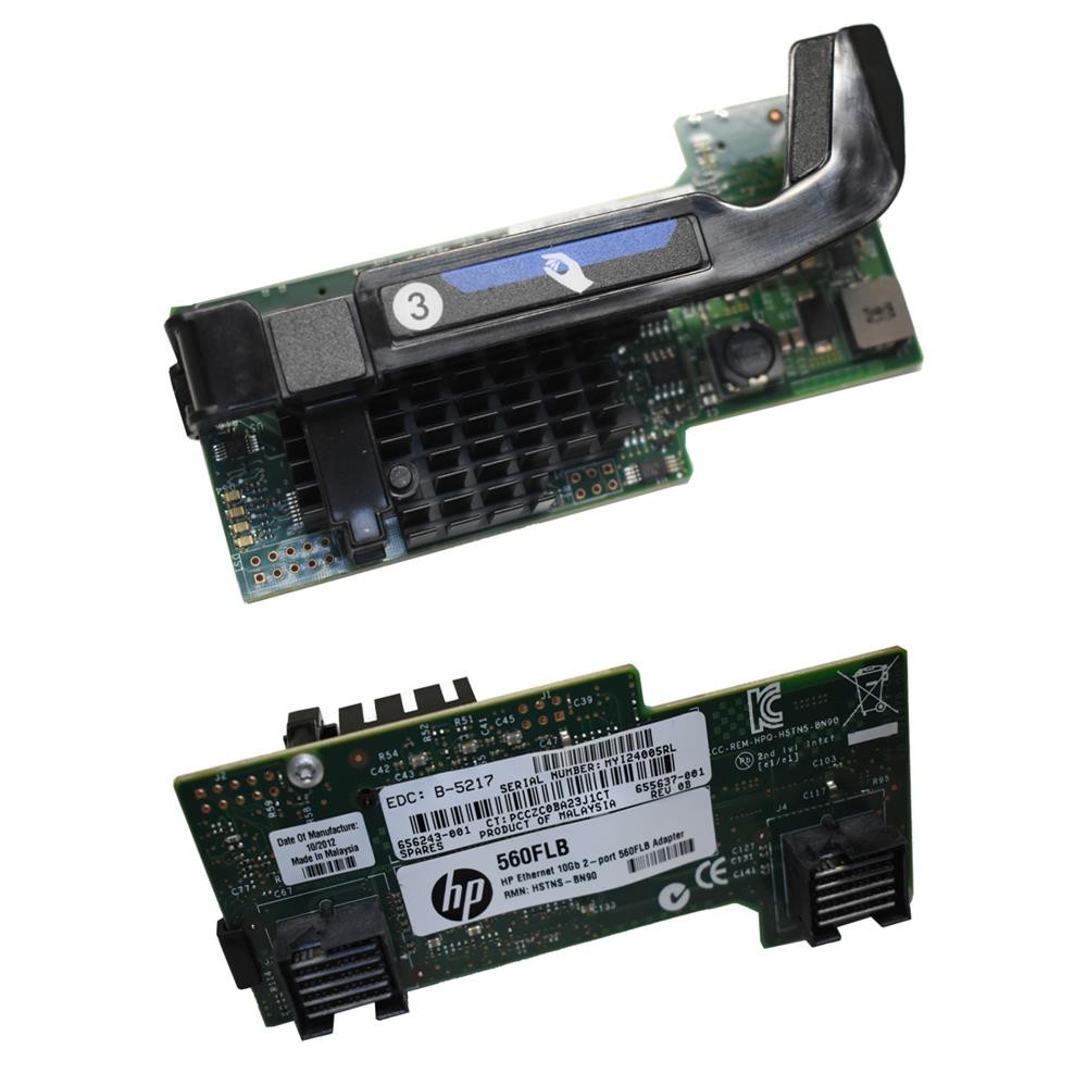 HP Network Adapter 560FLB 10GbE 2-Port FlexibleLOM 656243-001 655637-001